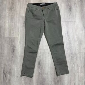 Wit & Wisdom Skinny Pants Women's Size 6 Olive Green Stretch